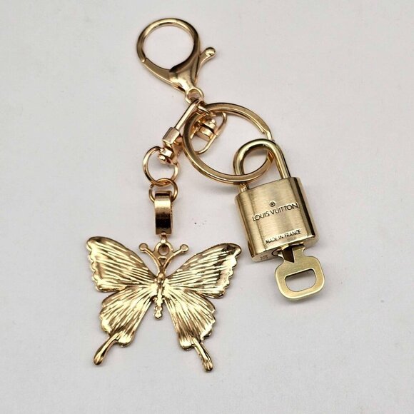 Authentic Louis Vuitton Lock & Key with unbranded Bagcharm, Keycharm, Keychain - Picture 4 of 7